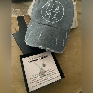 “MAMA” Hat and Necklace